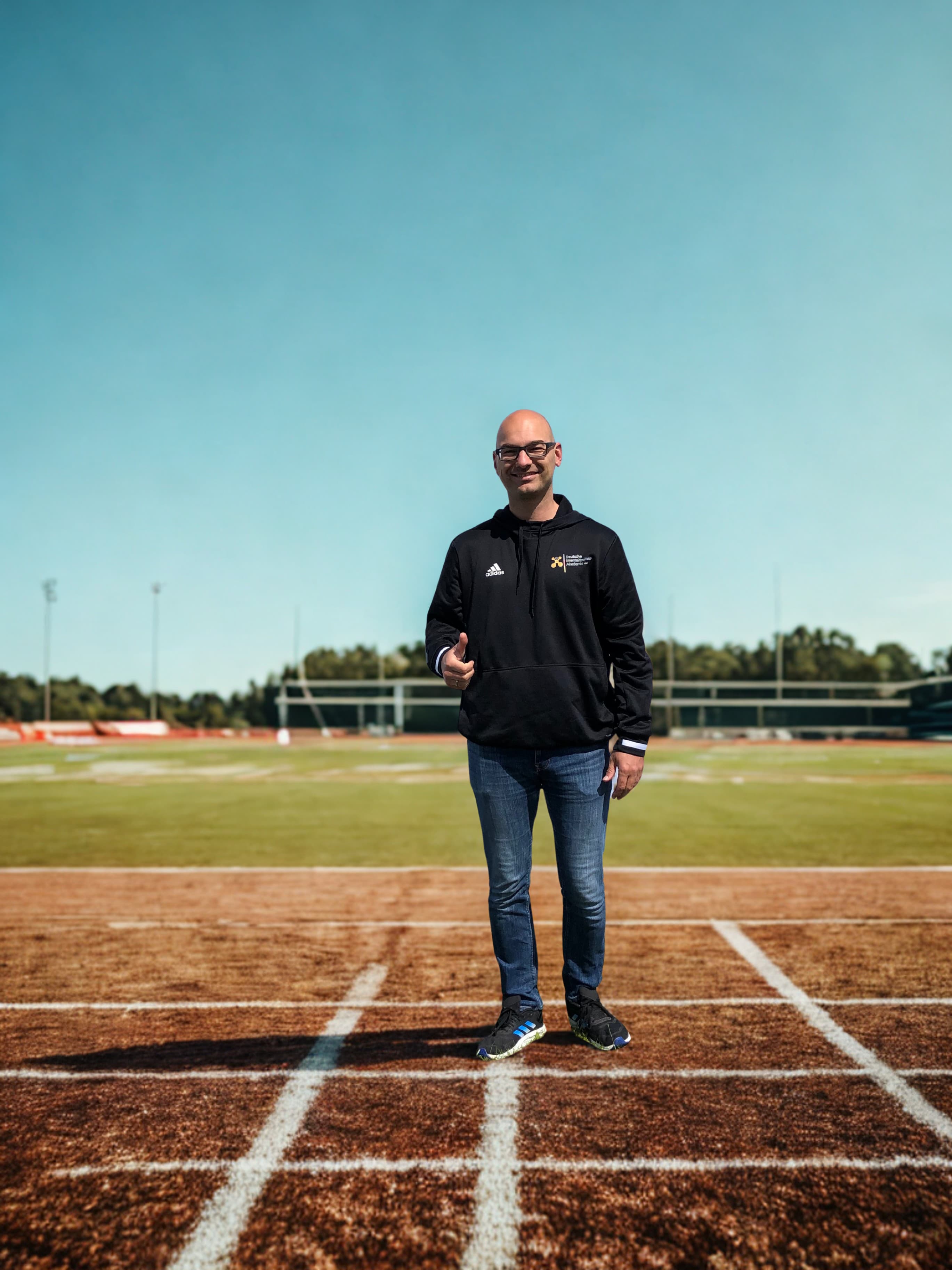 Boris Burchards auf der Tartanbahn – Performance Coach